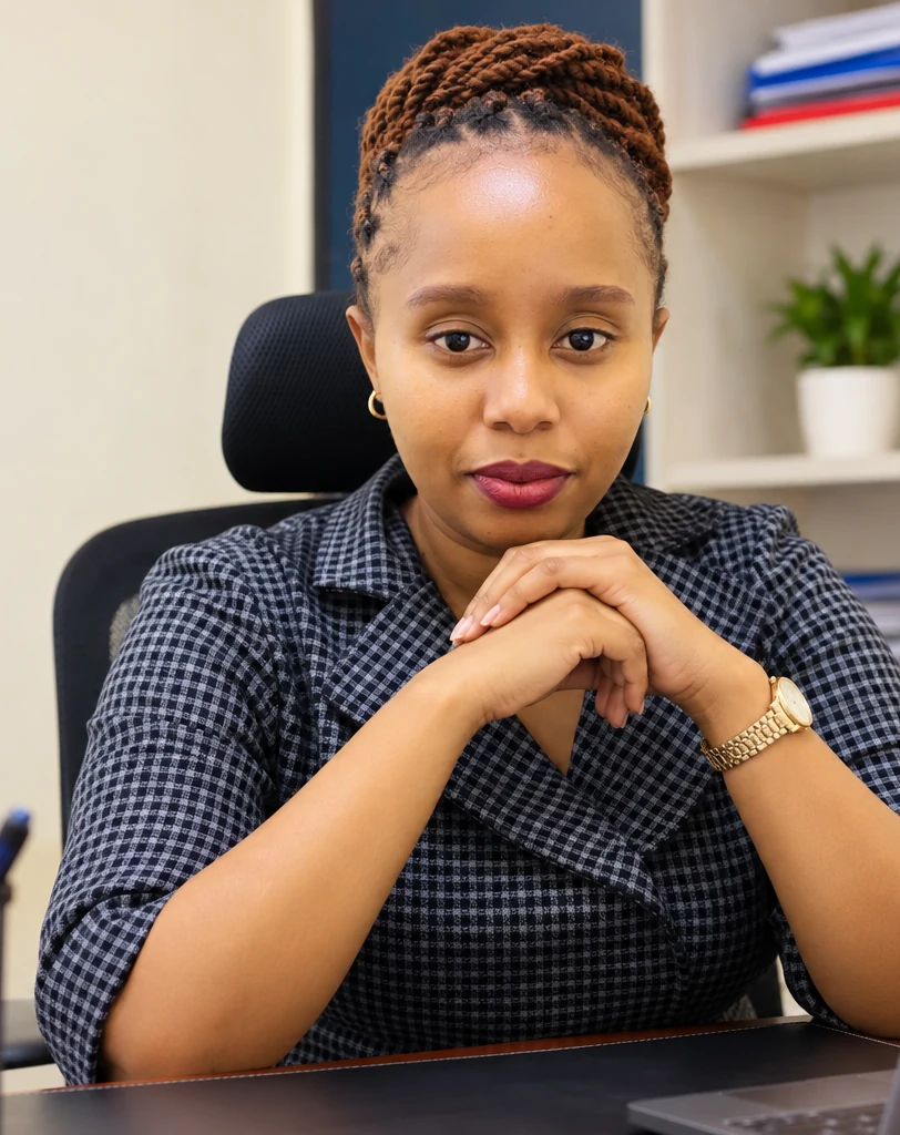 Professional office portrait of Joyce Ndehi, Advocate of the High Court of Kenya